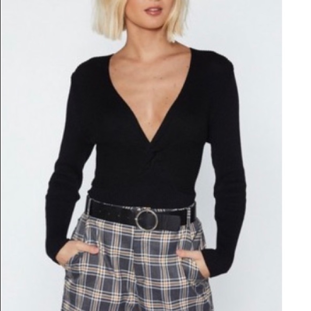 Nasty Gal V Neck sweater
